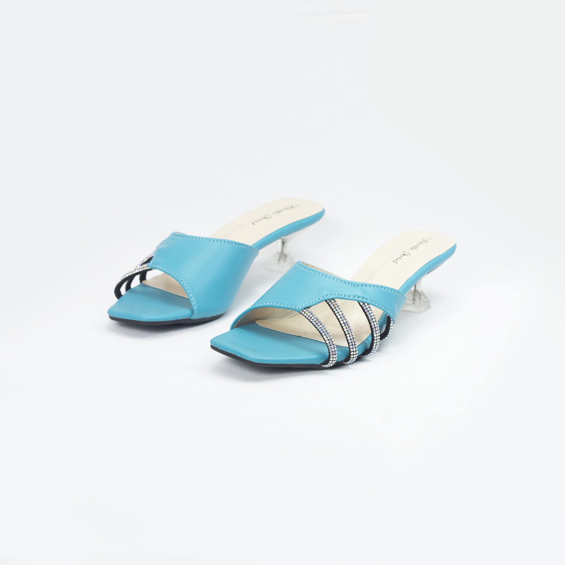Nawabi Shoes BD Shoes 35 / aqua Step Up Your Shoe Game with Pencil Heels