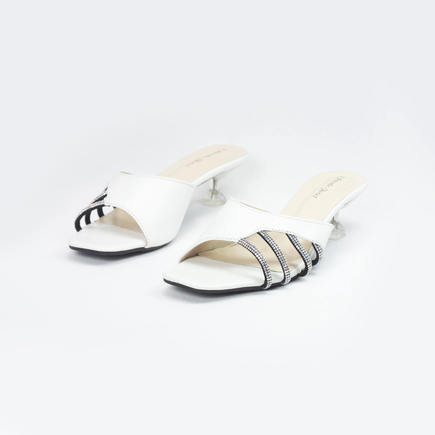 Nawabi Shoes BD Shoes 35 / white Step Up Your Shoe Game with Pencil Heels