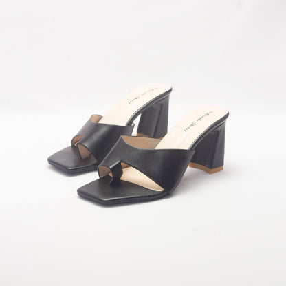 Nawabi Shoes BD Shoes 35 / black Step Up Your Style with Our Collection of Heels Mules for Women