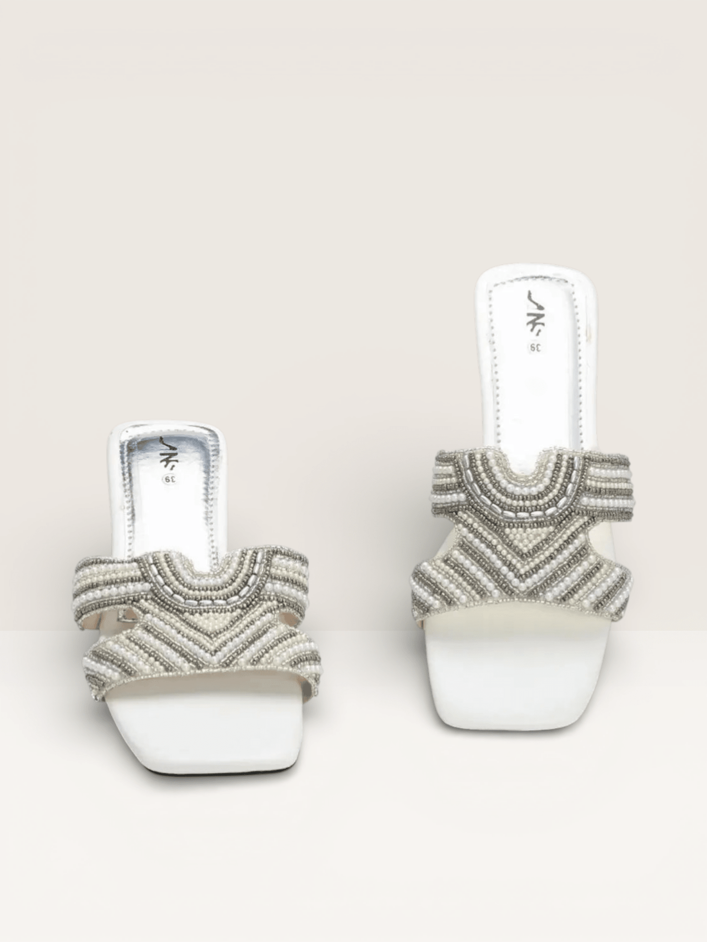 Stone Slippers for Women | Fancy Ladies Flat Sandals Price in BD - Nawabi Shoes BD