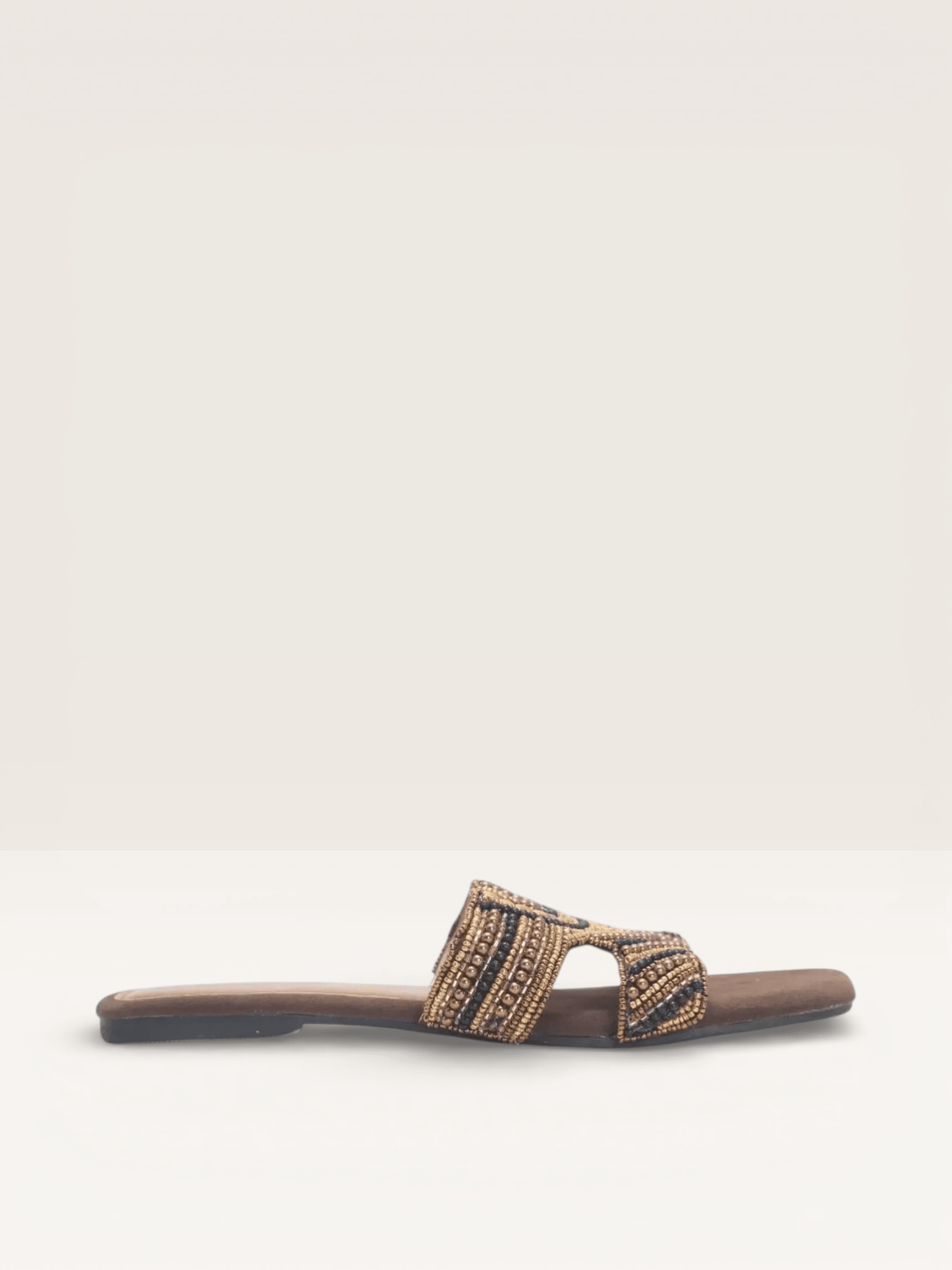 Stone Slippers for Women | Fancy Ladies Flat Sandals Price in BD - Nawabi Shoes BD