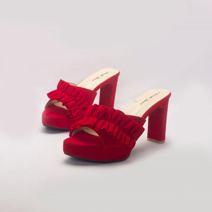 Nawabi Shoes BD Shoes 35 / Red Stylish and Comfortable Balance Heels