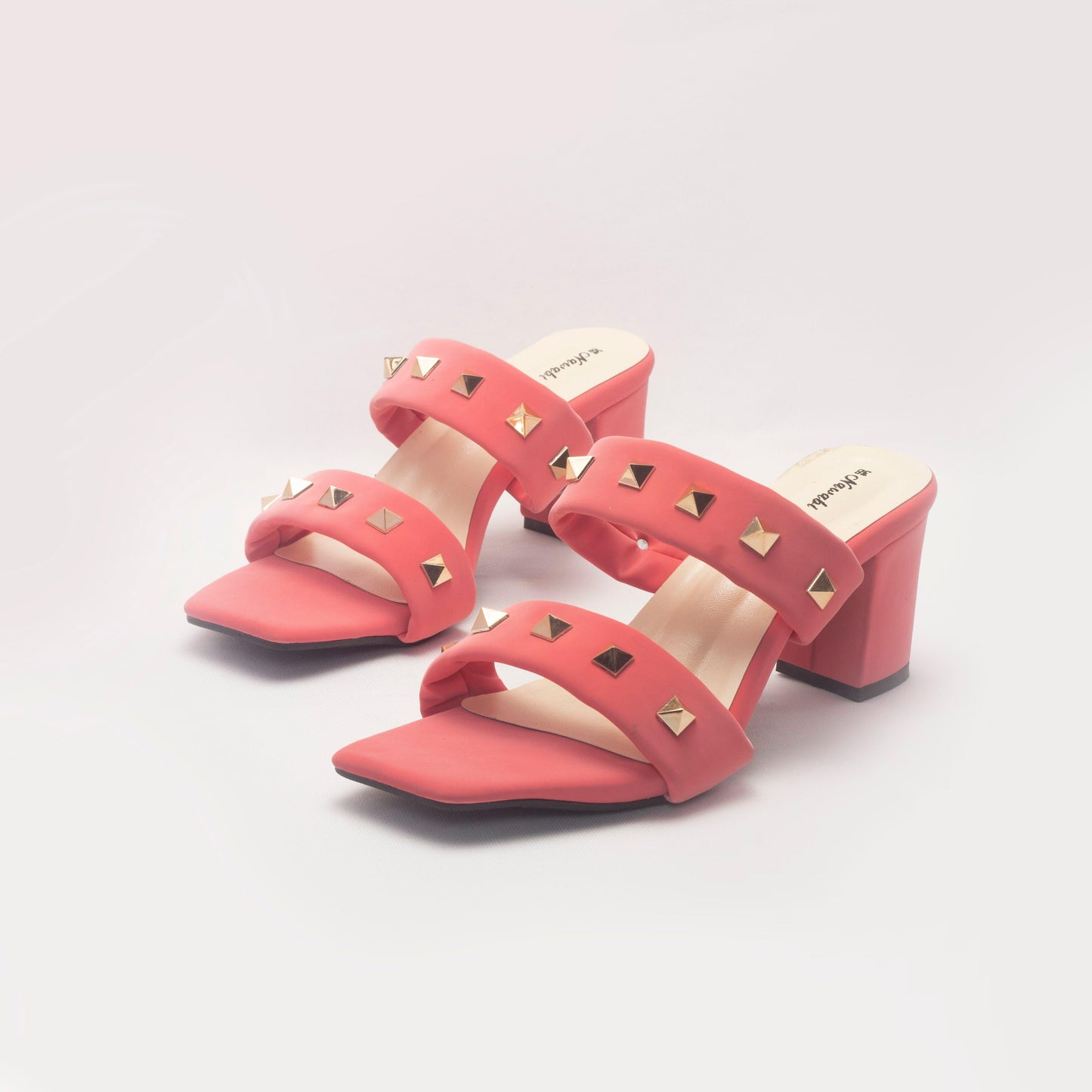 Nawabi Shoes BD Shoes 35 / lightcoral Stylish and Versatile: Block Heels for Any Occasion