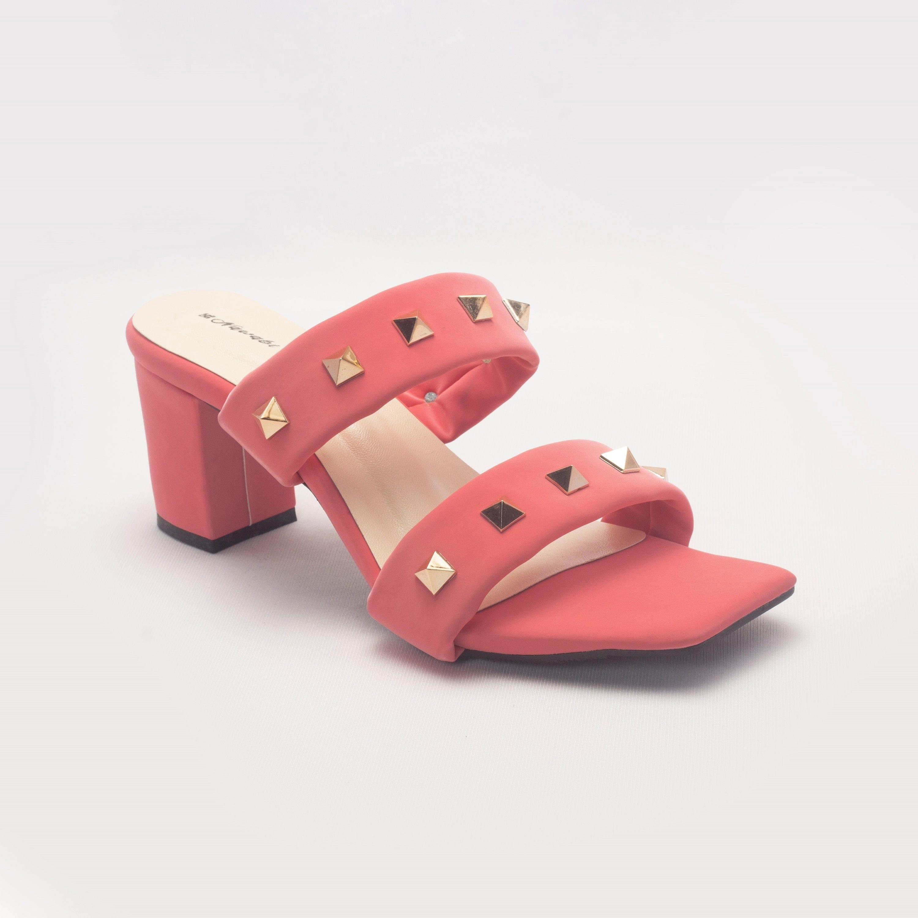 $100 NWT Vince Camuto Corlina Ankle Strap Block Heel Suede Sandal Coral  Pink NEW | eBay