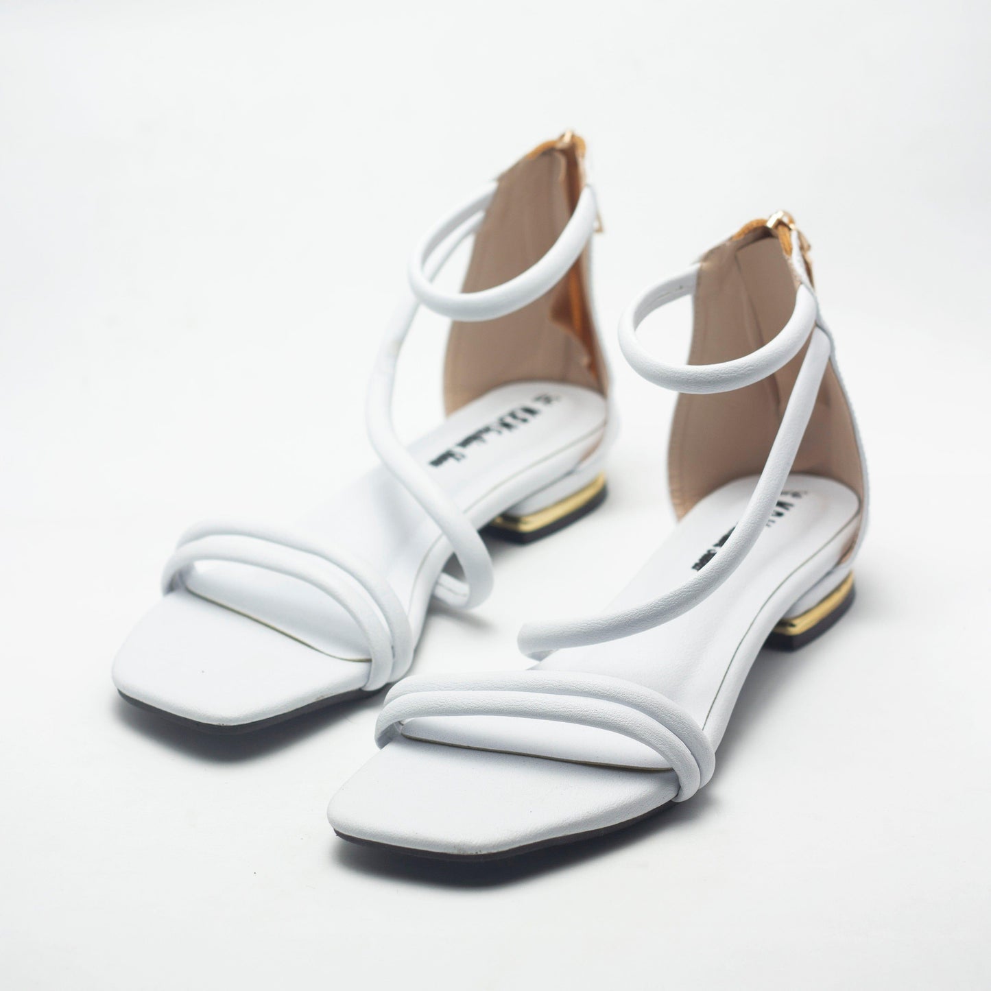 Summer Collection White Flat Sandals-Nawabi Shoes BD