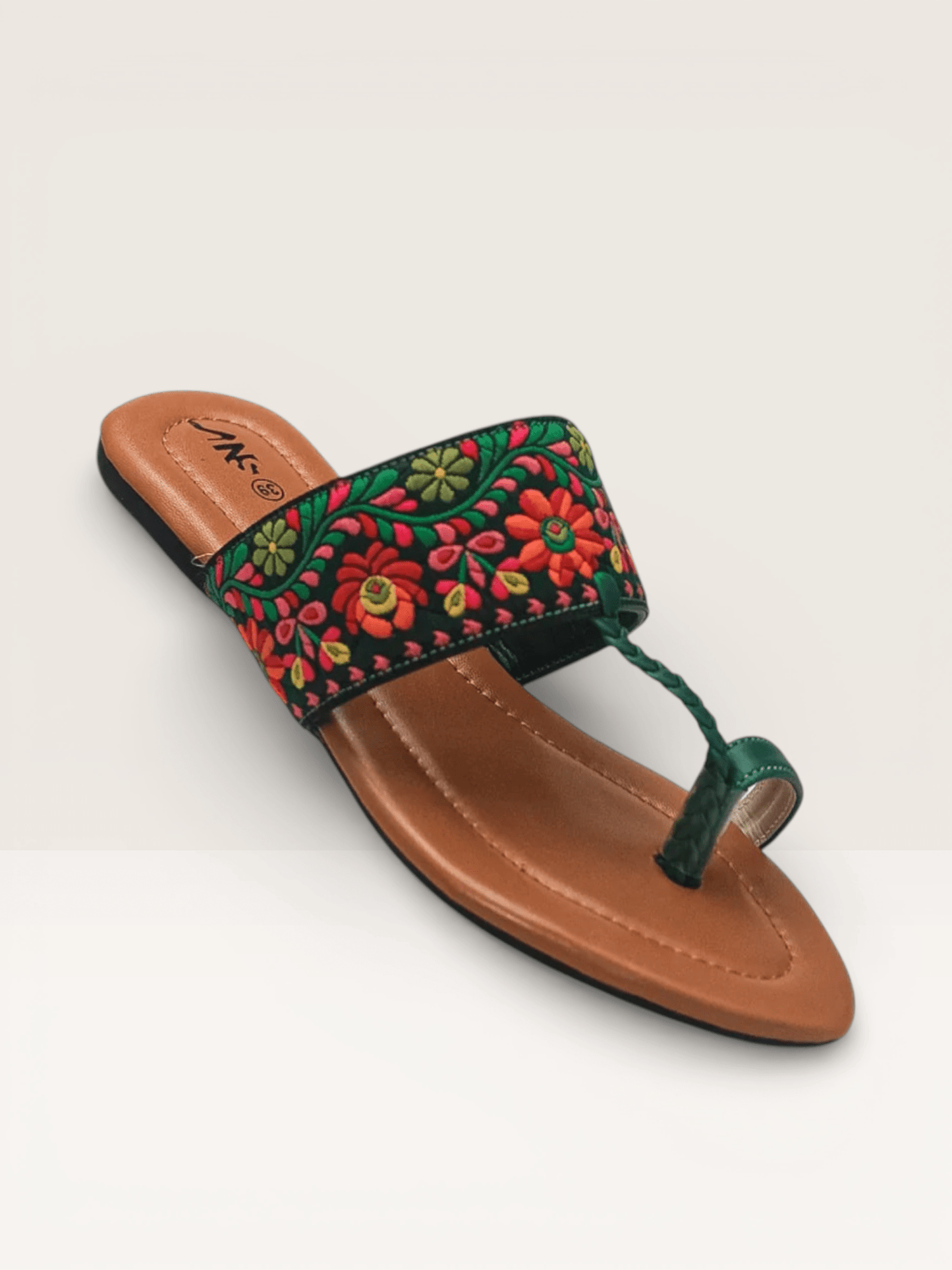 Thong Sandals for Women with Embellished Buckle | Nawabi Shoes BD - Nawabi Shoes BD