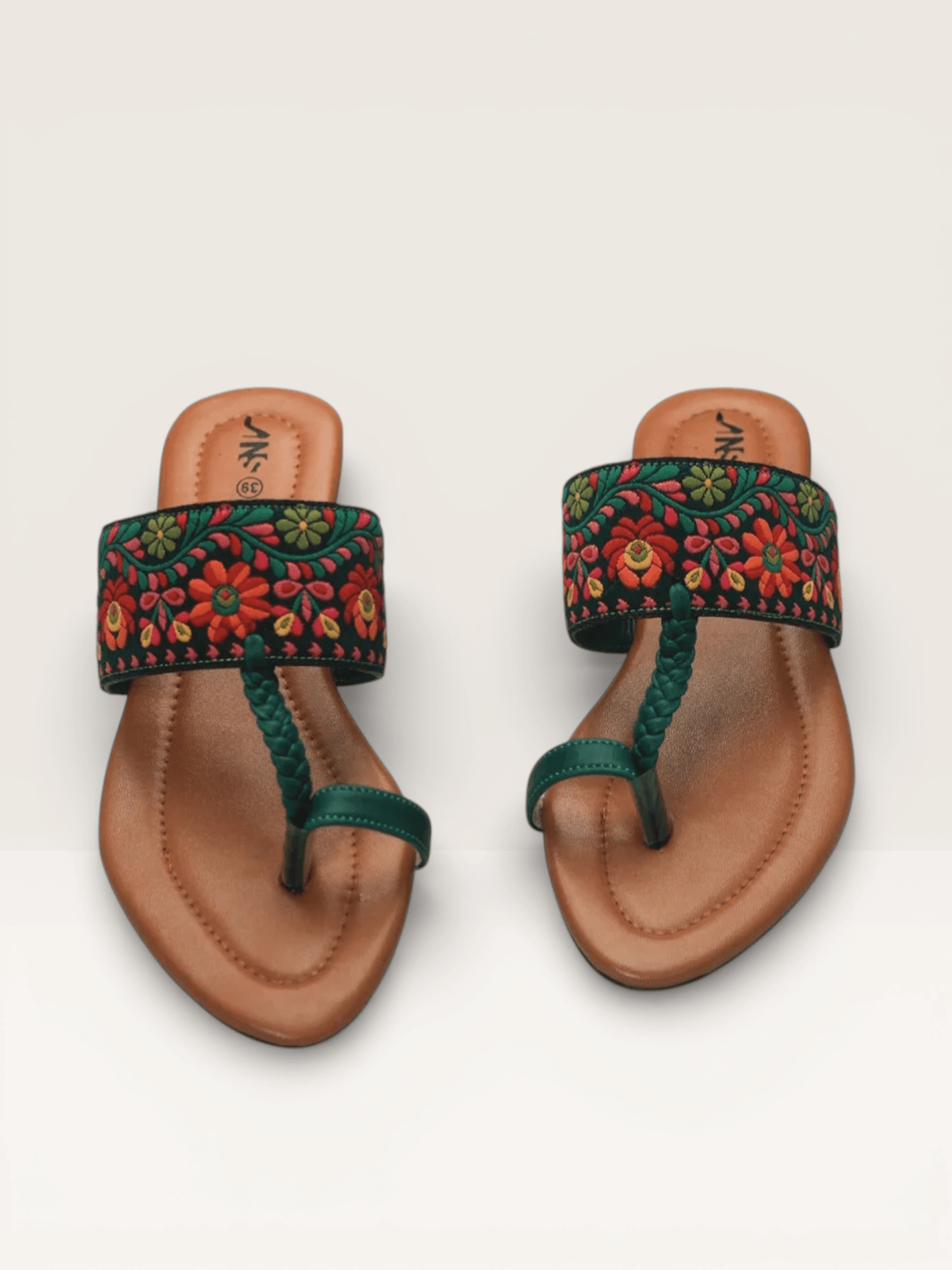 Thong Sandals for Women with Embellished Buckle | Nawabi Shoes BD - Nawabi Shoes BD