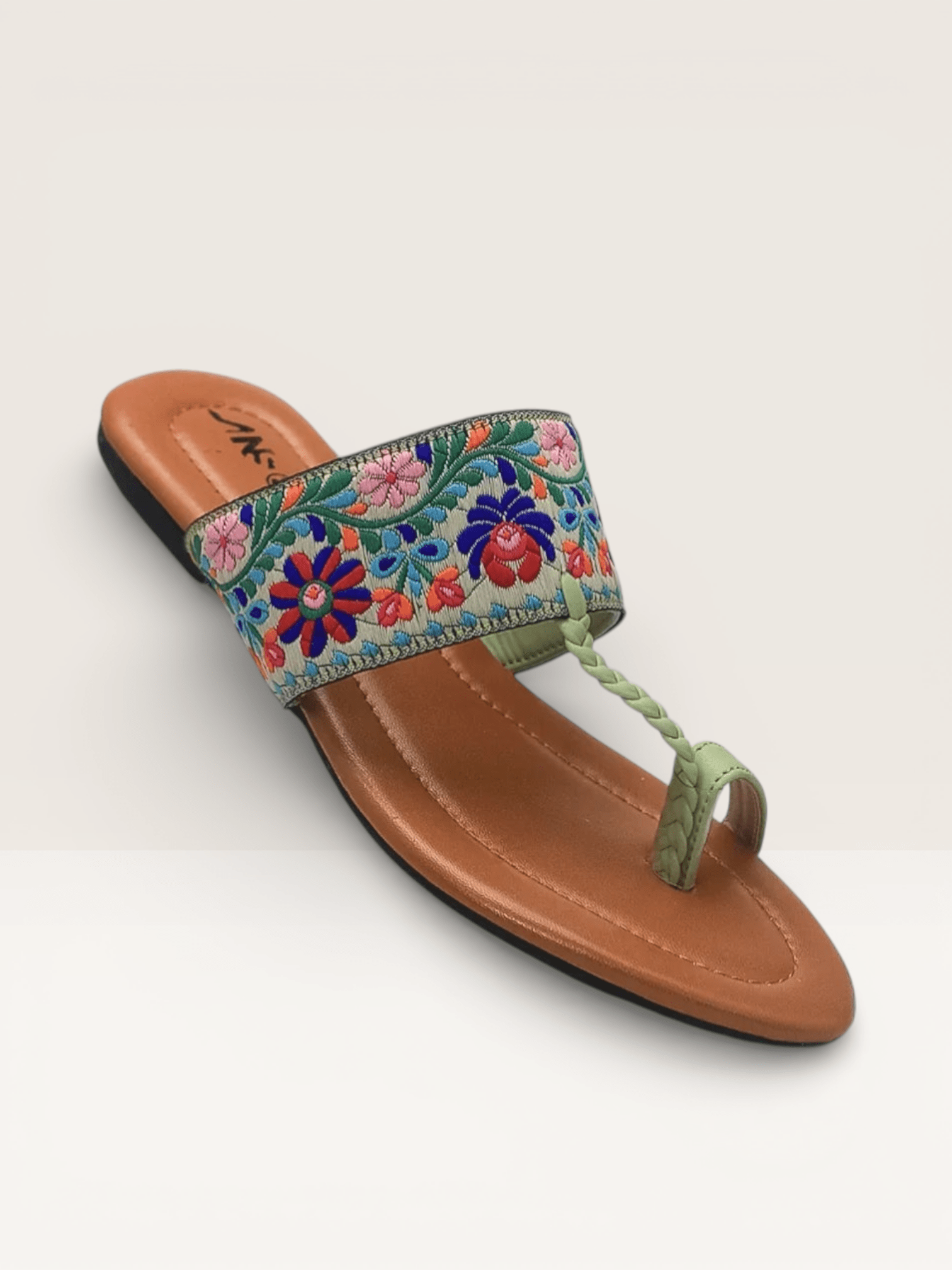 Thong Sandals for Women with Embellished Buckle | Nawabi Shoes BD - Nawabi Shoes BD