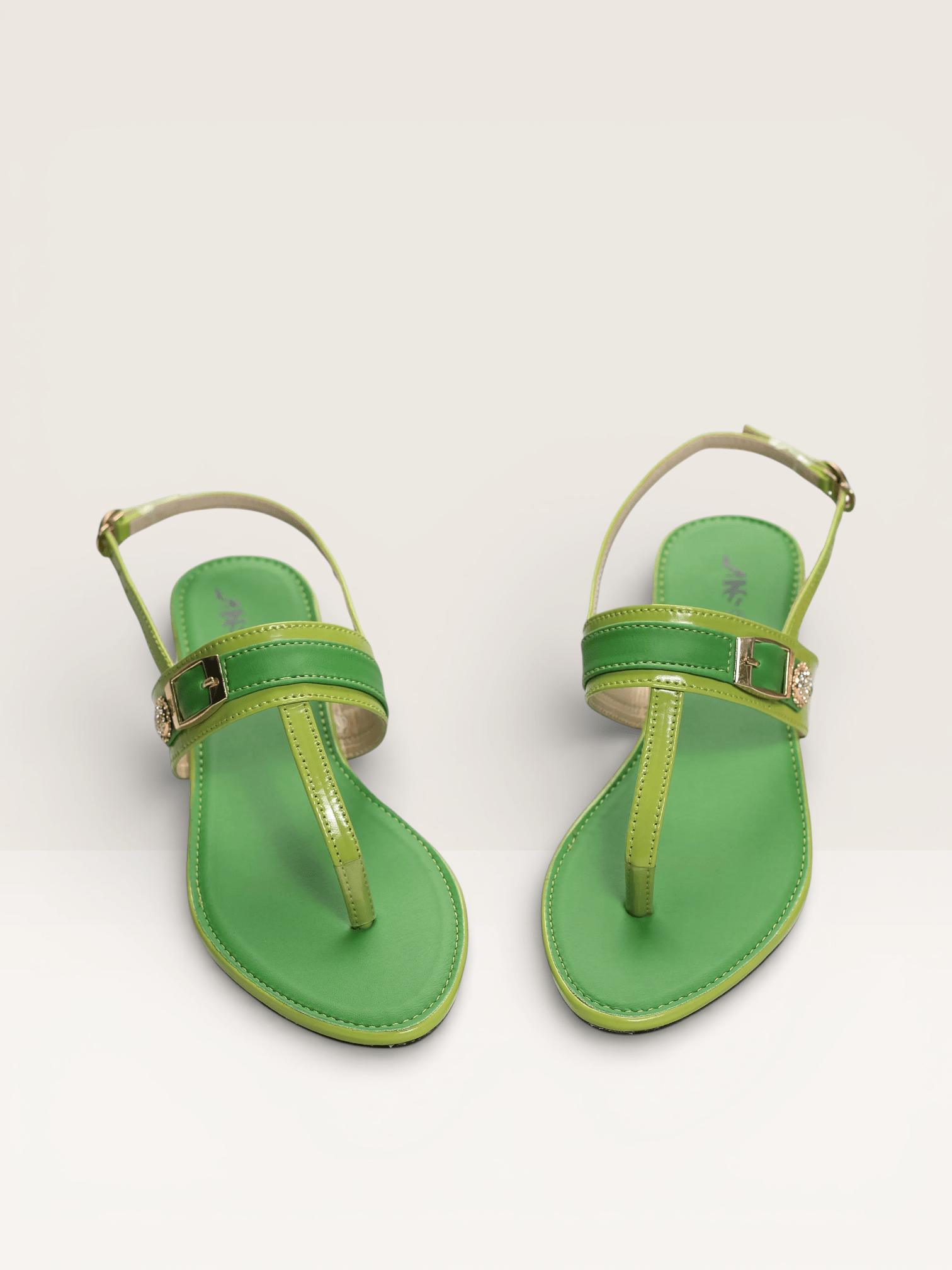 Thong Sandals with Embellished Buckle - Nawabi shoes bd - Nawabi Shoes BD