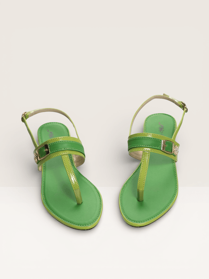 Thong Sandals with Embellished Buckle - Nawabi shoes bd - Nawabi Shoes BD