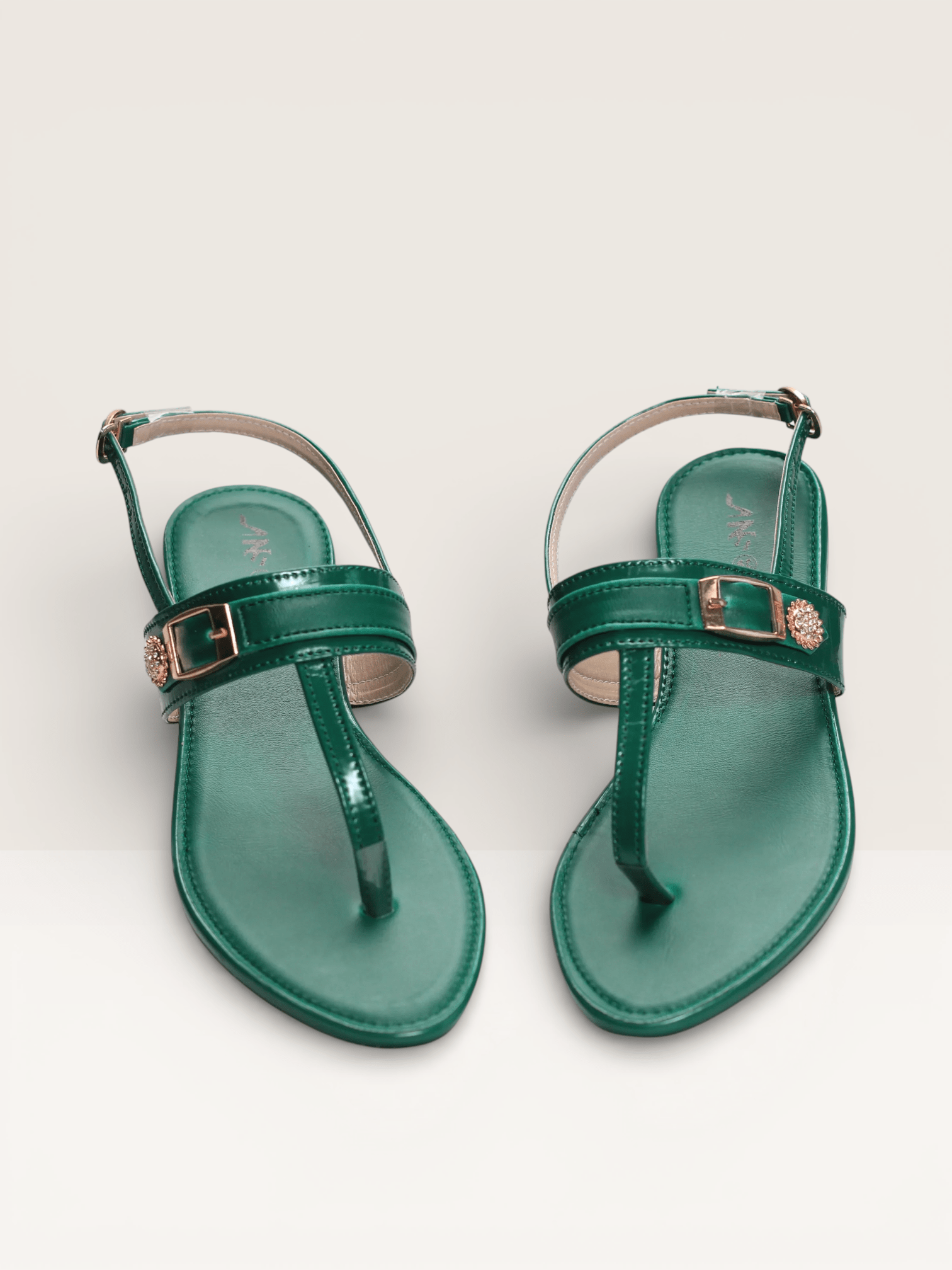 Thong Sandals with Embellished Buckle - Nawabi shoes bd - Nawabi Shoes BD