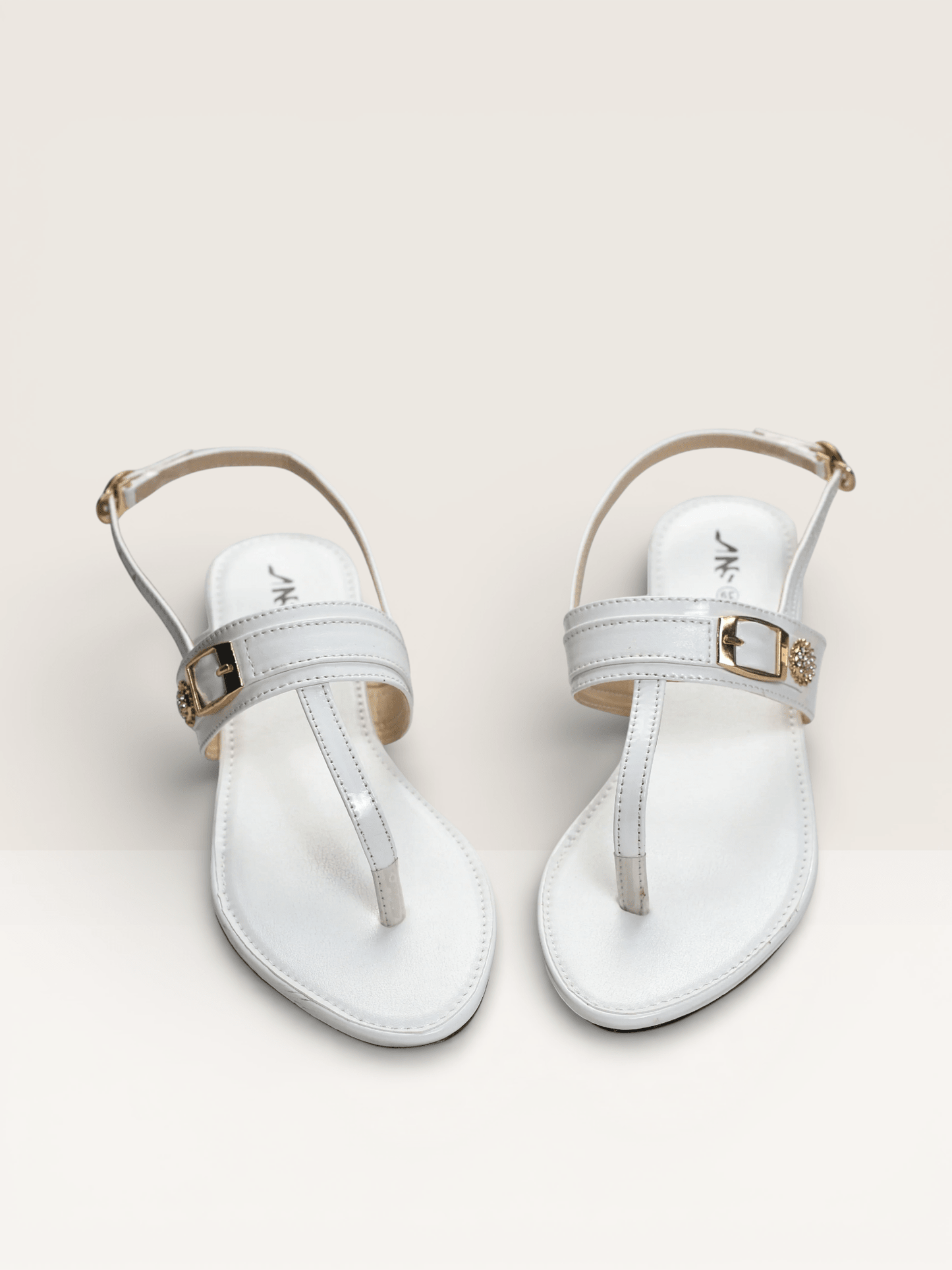Thong Sandals with Embellished Buckle - Nawabi shoes bd - Nawabi Shoes BD