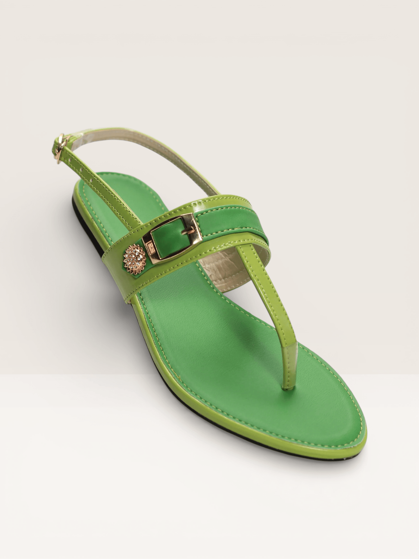 Thong Sandals with Embellished Buckle - Nawabi shoes bd - Nawabi Shoes BD