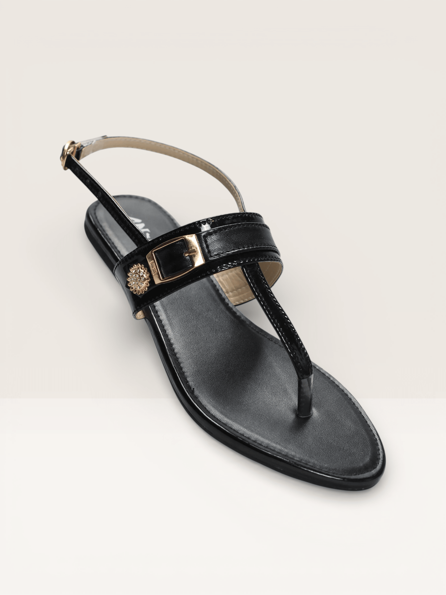 Thong Sandals with Embellished Buckle - Nawabi shoes bd - Nawabi Shoes BD