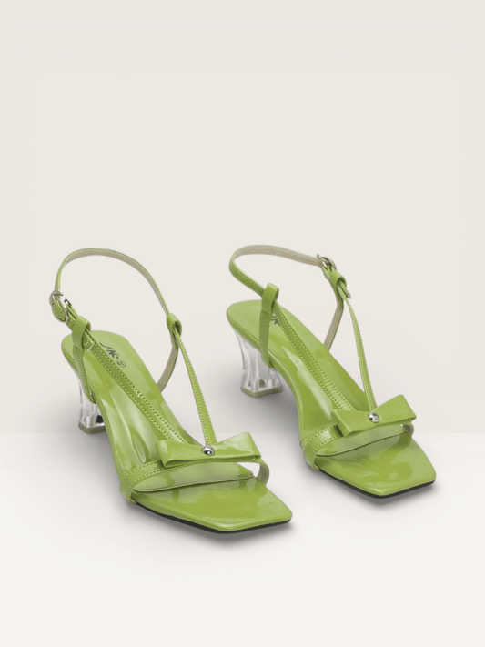Variety of Strappy Sandals with Clear Heels - Nawabi Shoes BD