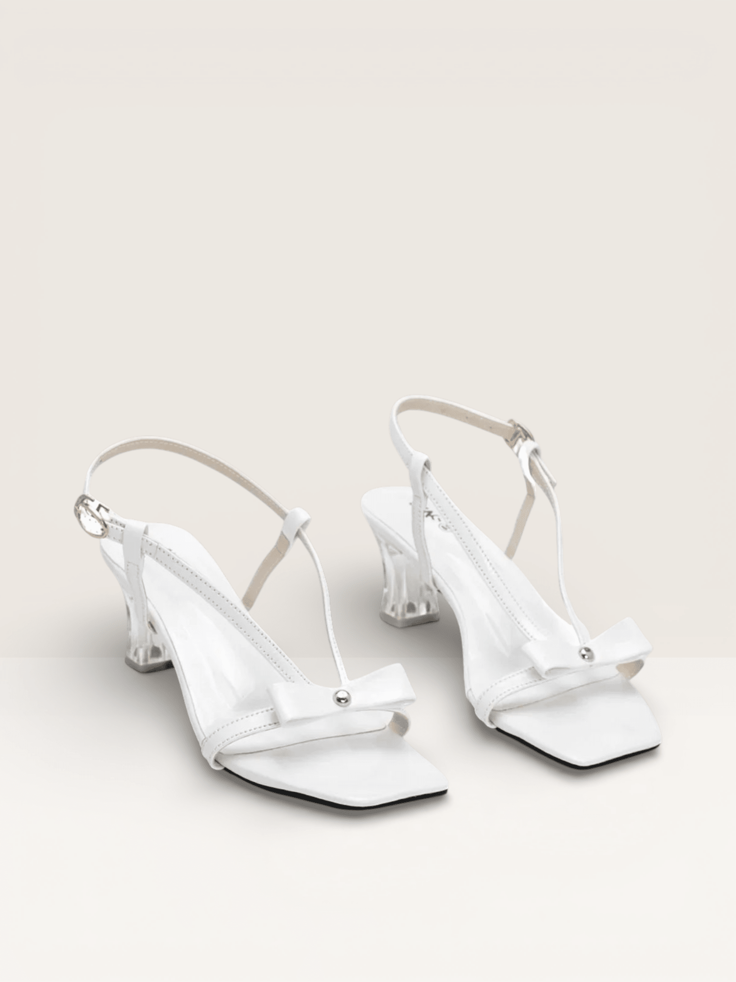Variety of Strappy Sandals with Clear Heels - Nawabi Shoes BD