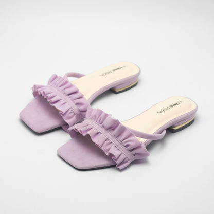 Light Purple Wide-Fit Everyday Women's Flat Sandals-Nawabi Shoes BD