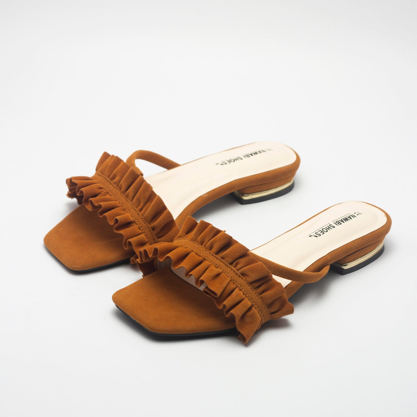 Brown Wide-Fit Everyday Women's Flat Sandals-Nawabi Shoes BD