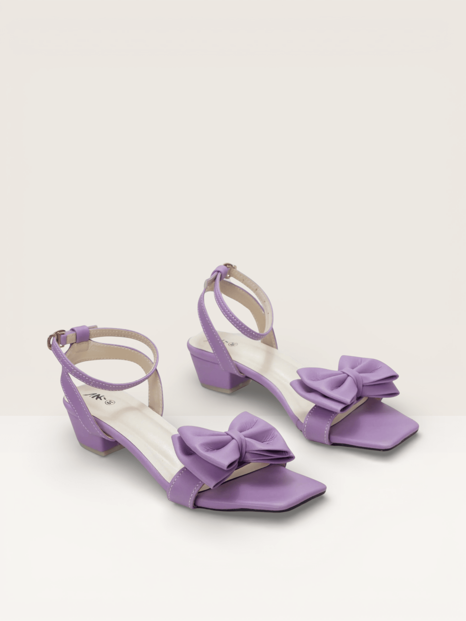 Women's Sandals with Bow Detail and Block Heel" - Nawabi Shoes BD - Nawabi Shoes BD